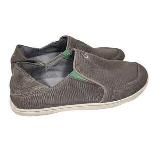OluKai 'Nohea Mesh' Slip-on Shoes Mens Size 9 EUR 42 Mustang Lime Peel Loafers